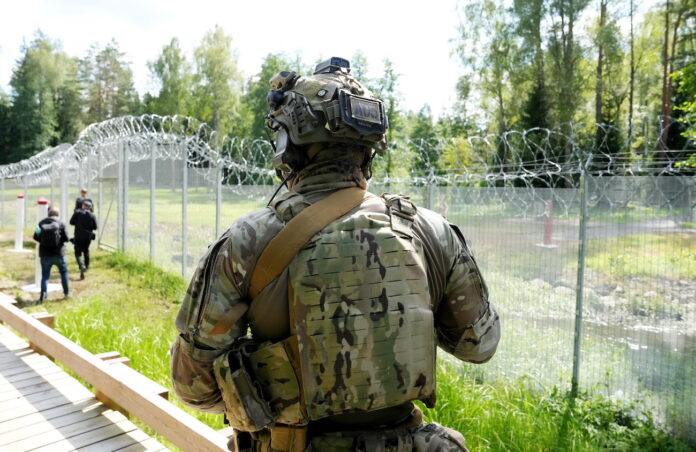 After damaging the border fence, a Russian citizen enters Latvia