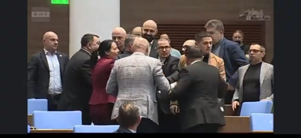 "Fight" in parliament