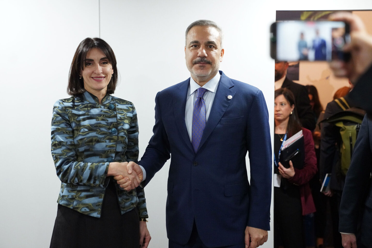 Maka Botchorishvili has met with the Minister of Foreign Affairs of the Republic of Türkiye world