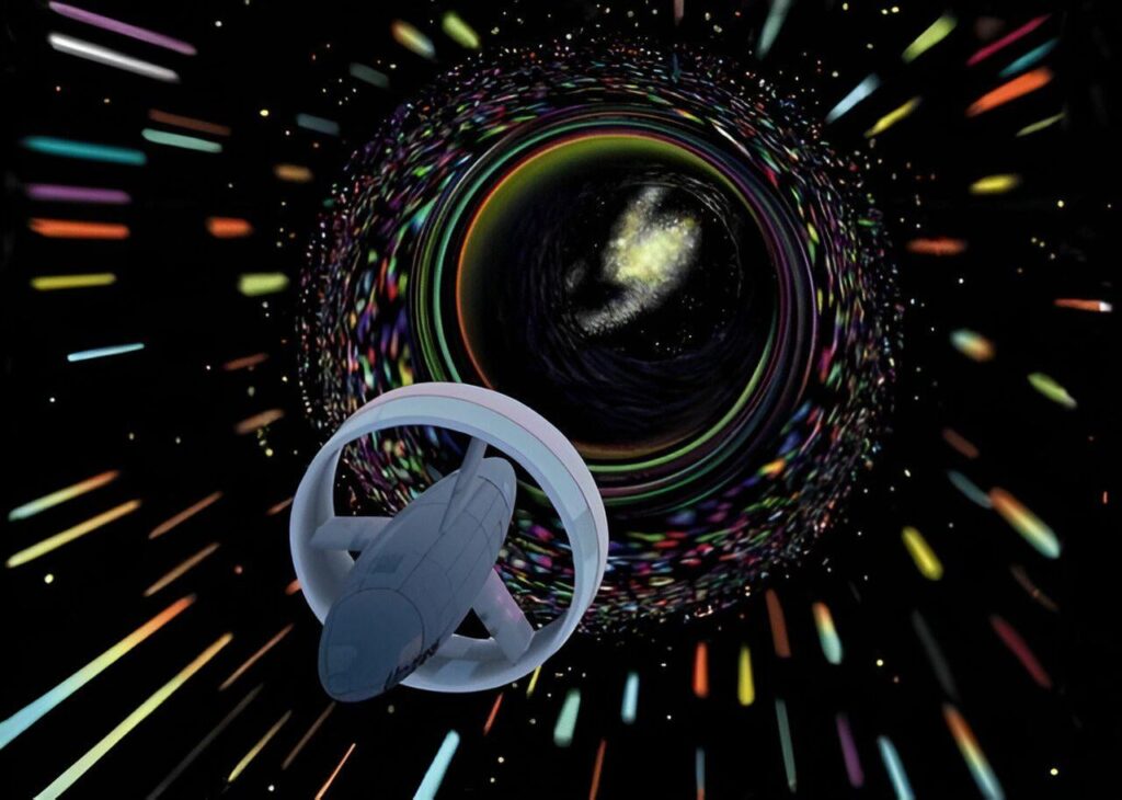 What if you flew your warp drive spaceship into a black hole?