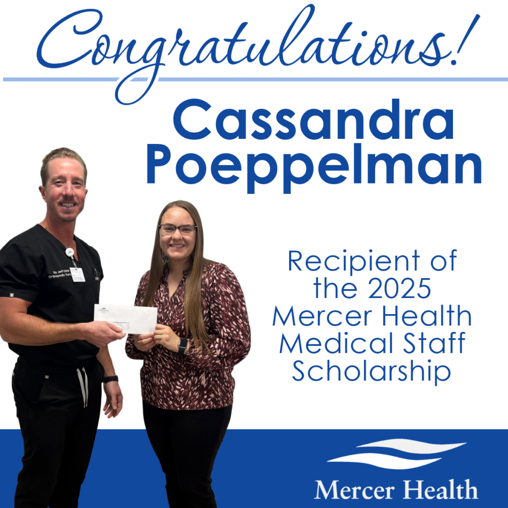 Mercer Health Medical Staff Awards Medical Student Scholarship