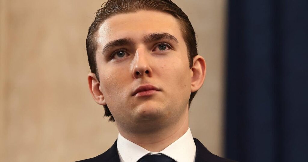 Barron Trump Is Secretly Devoted to Twisted Woman-Haters | The president’s youngest son is a fan of an extremely problematic influencer.