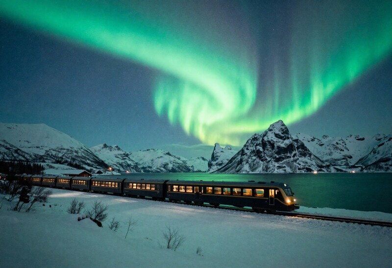 Norway Sets New Standards In Arctic Travel With Its Midnight Aurora Train Journey Providing Luxurious Views Of The Northern Lights And Unmatched Scenic Beauty