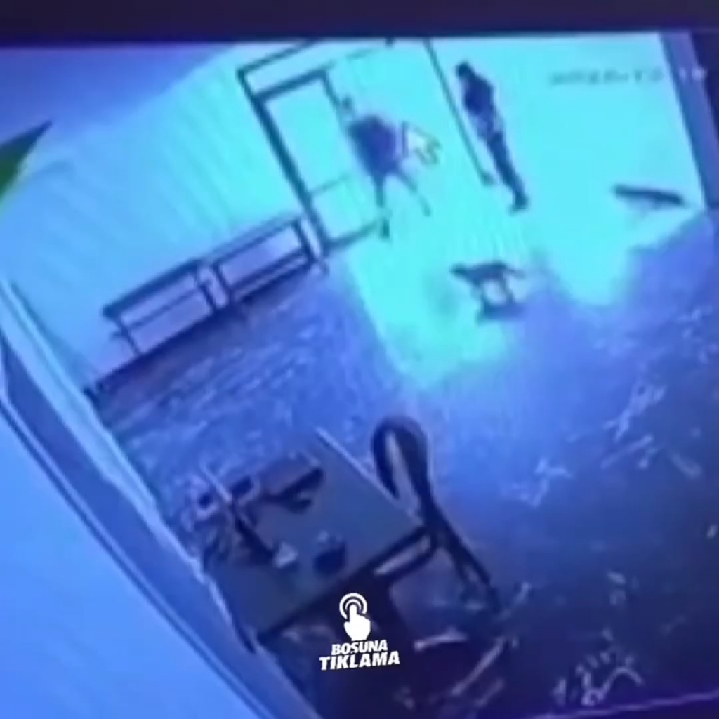 NSFW | In Elazığ Alacakaya, an officer kicked a cat that entered the municipal gym to warm up.