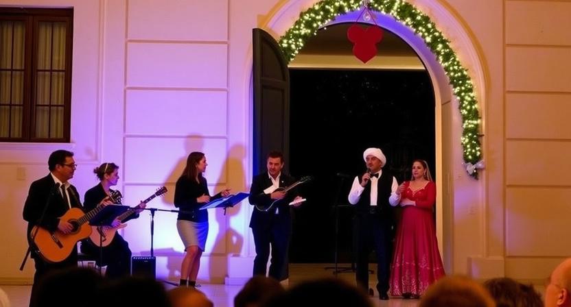Ómilos Vrakofóron Krítis Brings Their Cretan Christmas Carols and Dances to Athens, Highlighting its New Winter Tourism Offerings of Greece