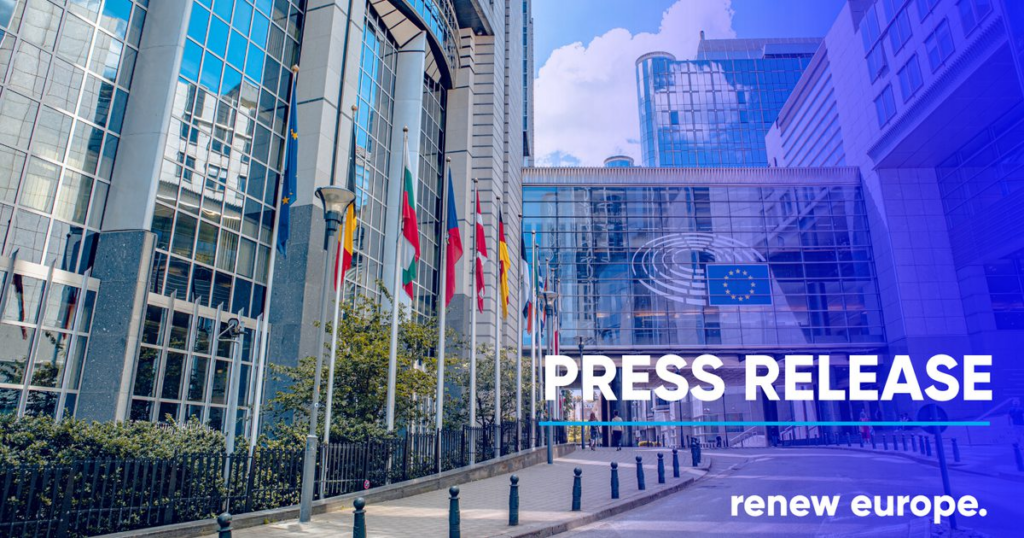 Renew Europe voices deep concern over the White House…