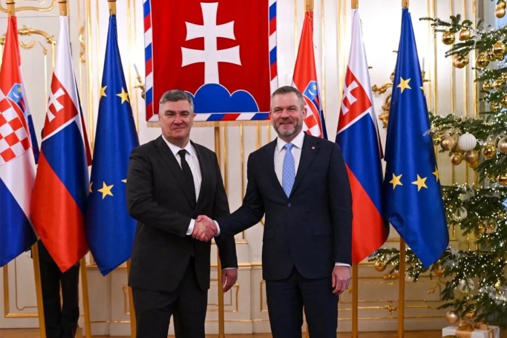Croatian And Slovak Presidents Meet As Europe Faces Critical Political Moment