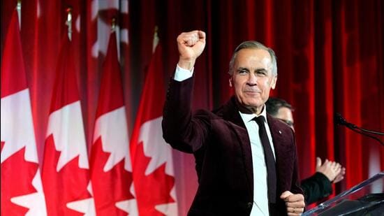 Prime Minister Mark Carney of Canada. (AP)