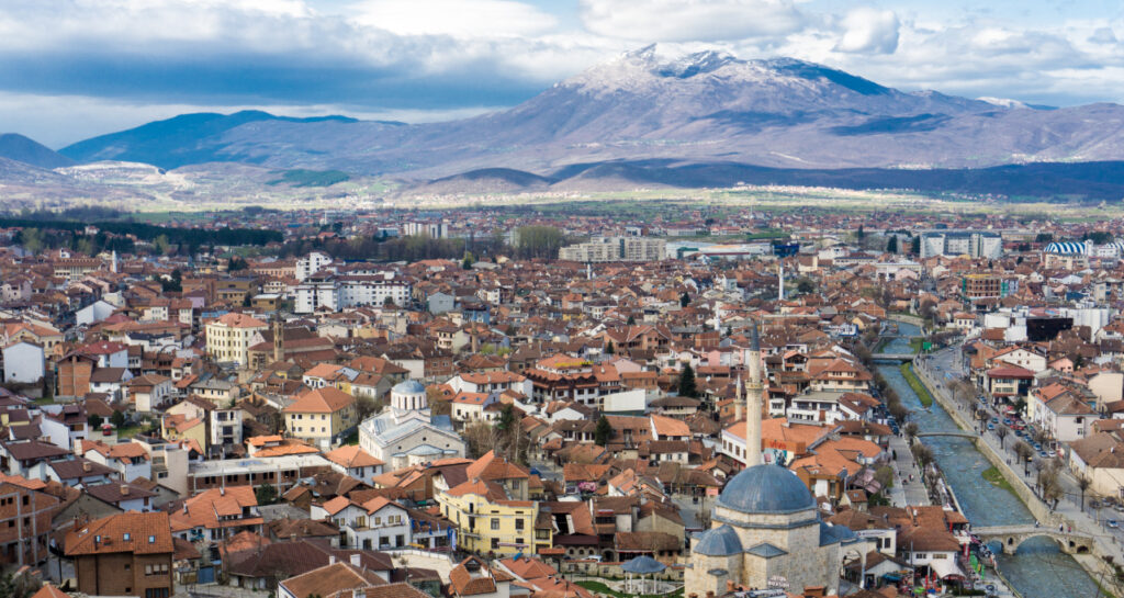 EBRD extends €31 million package to Raiffeisen Bank Kosovo to boost small businesses Aerial view of Prizren, Kosovo