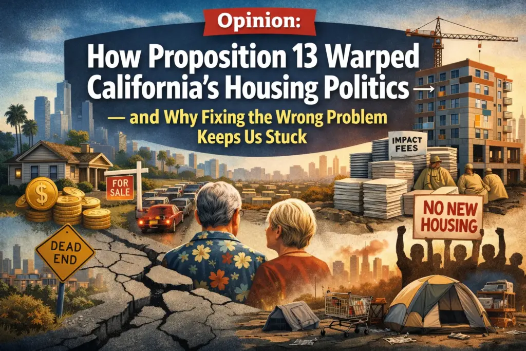 Saturday Morning Commentary: How Proposition 13 Warped California’s Housing Politics — and Why Fixing the Wrong Problem Keeps Us Stuck