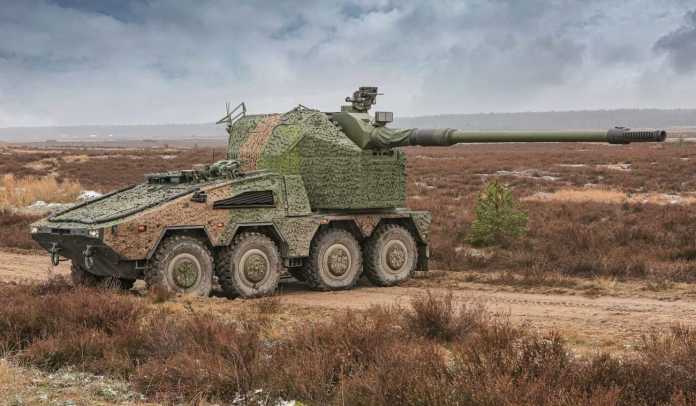 Un obus autopropulsado RCH 155