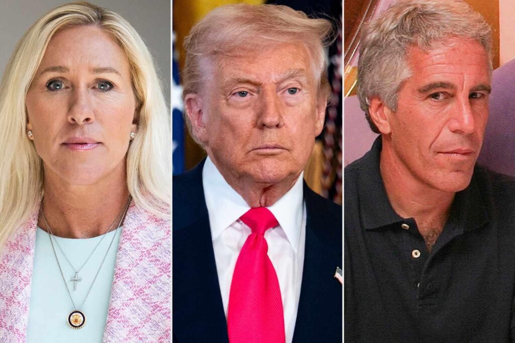 Trump Yelled 'My Friends Will Get Hurt' at Marjorie Taylor Greene for Threatening to Name Epstein Abusers, She Claims