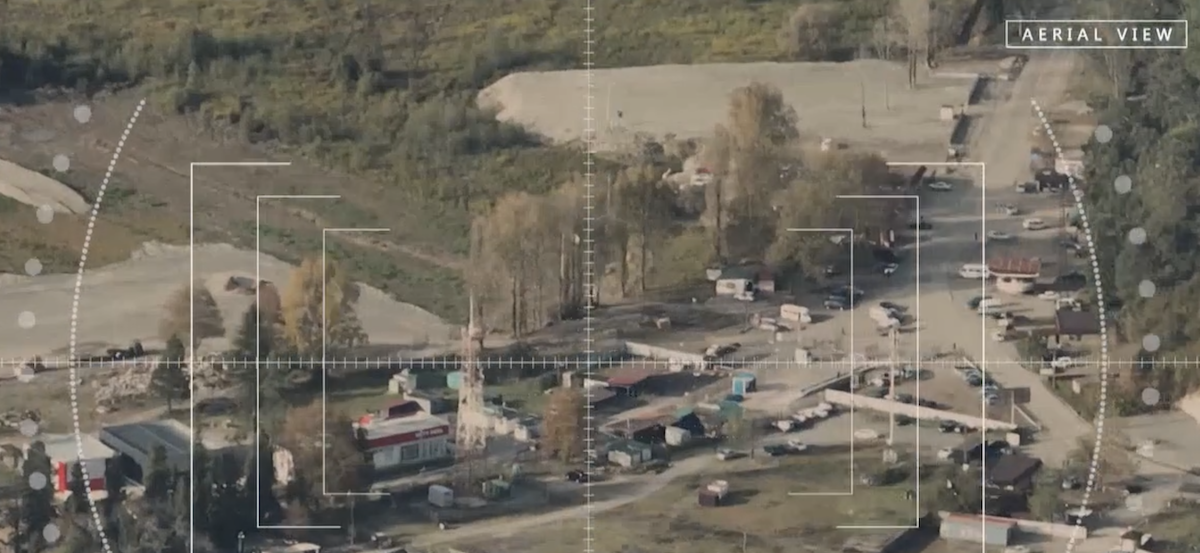 Russian transit terminal in Abkhazia