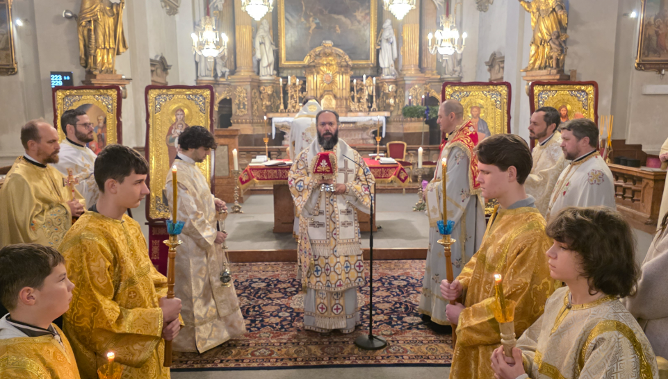 Metropolitan of Austria presides over Hierarchical Divine Liturgy at Ukrainian-Speaking Parish in Vienna