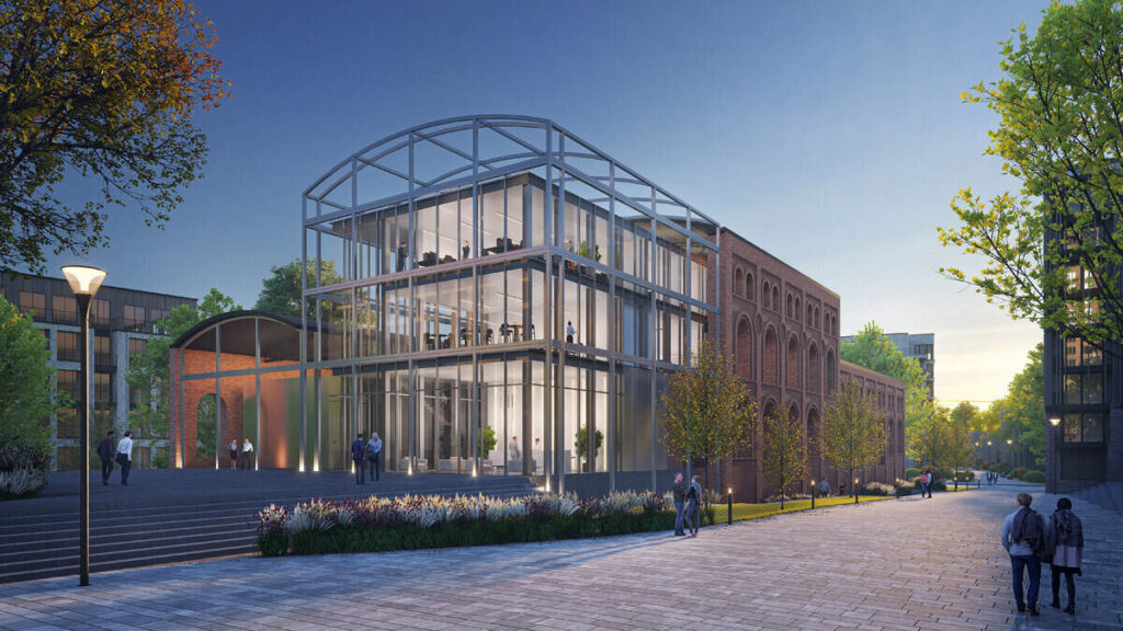 An illustration of what the museum would look like when built.