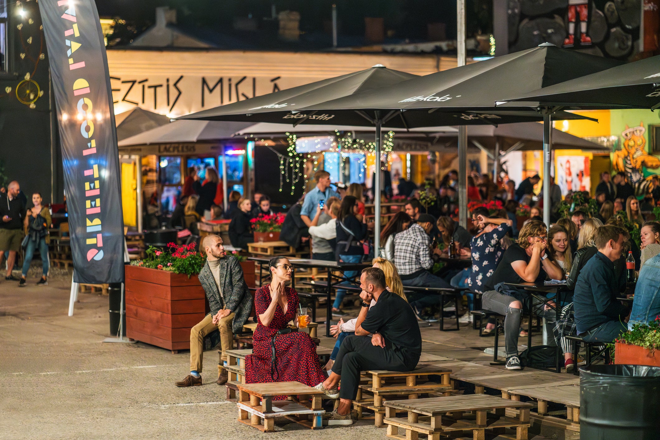 The popular Tallinna Street Quarter is a creative hotspot