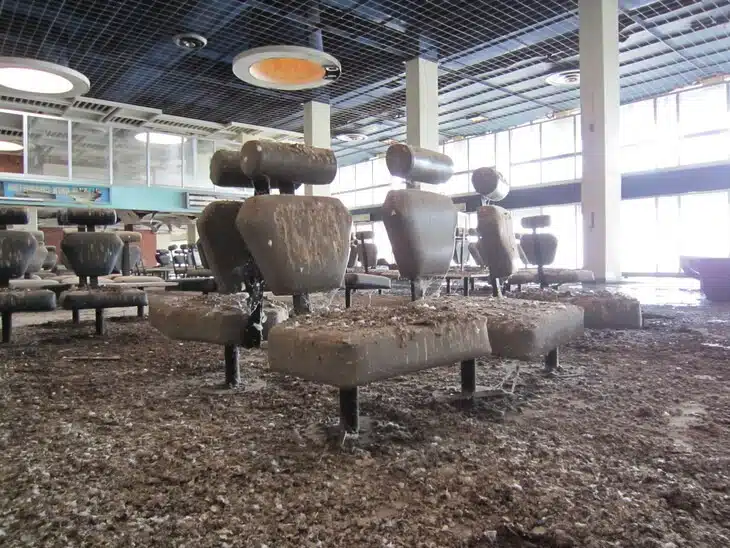The Interior Of The Disused Terminal Of The Former Nicosia International Airport