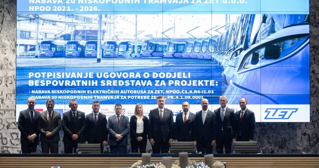 Zagreb will get 62 new electric buses and 20 trams, worth 111 million euros