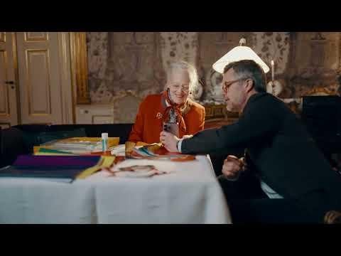 HM The King and HM Queen Margrethe braid Christmas hearts 2025