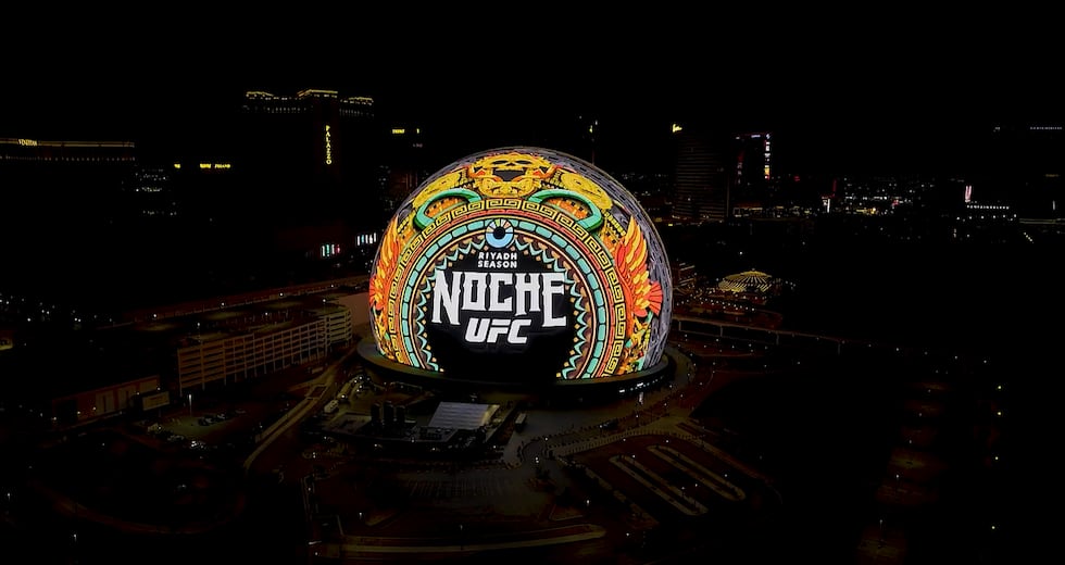 The Sphere also provides a completely unique venue for sporting events. 