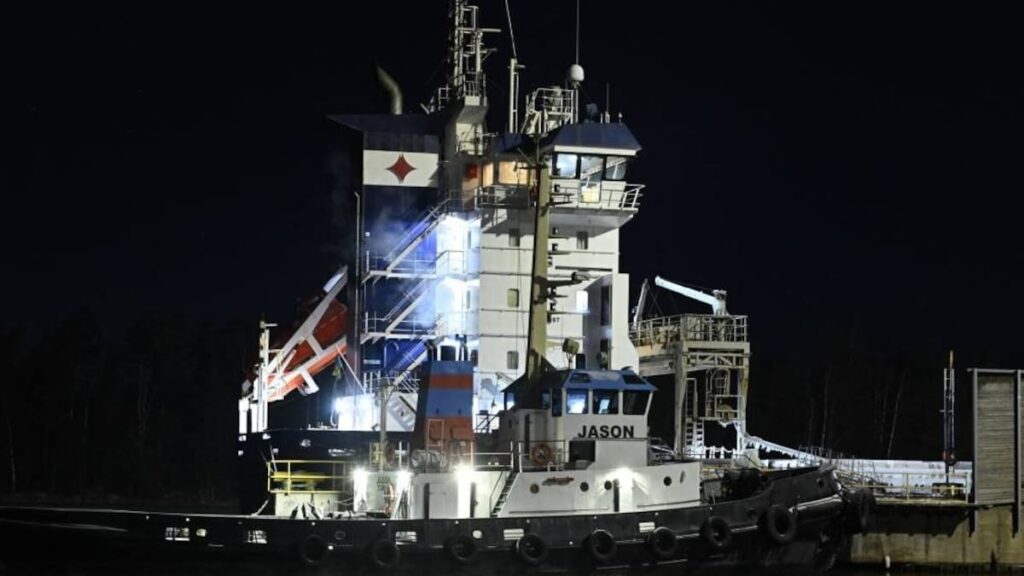 Finnish police seize cargo ship suspected of cutting Gulf of Finland cable