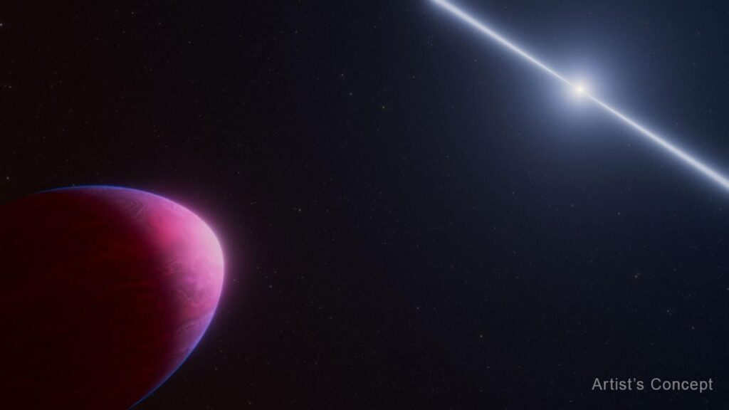 NASA’s Webb telescope finds bizarre atmosphere on a lemon-shaped exoplanet