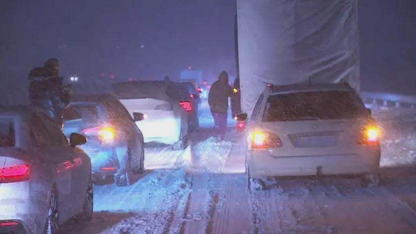 Drivers' drama on S7. "We have nothing to eat or drink"