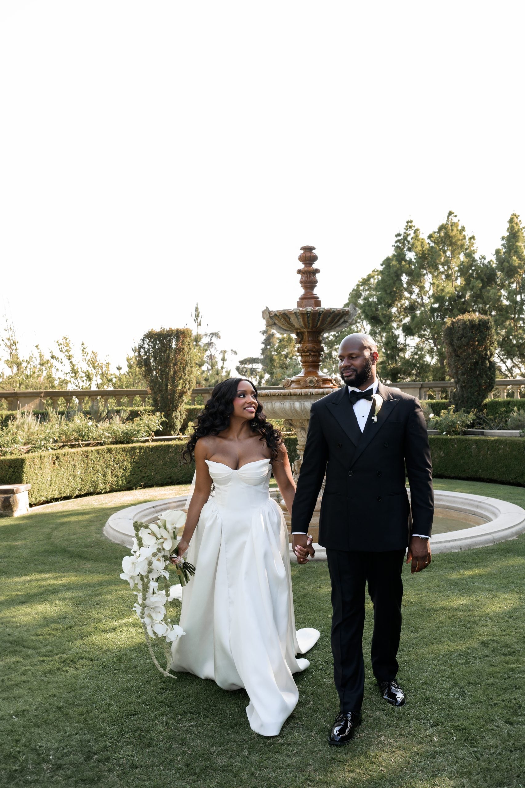 Bridal Bliss: Alexis And Derrick Brought A Touch Of Italy To Their Beverly Hills Mansion Matrimony