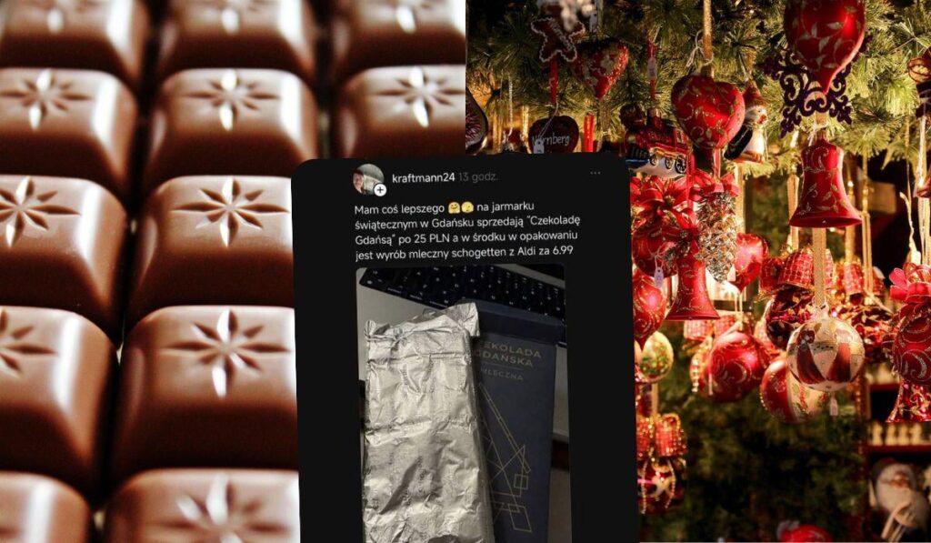 Scandal at the fair in Gdańsk: cheap chocolate from Aldi was sold in new packaging as "Gdańsk Chocolate" with a huge marking | Donald.pl
