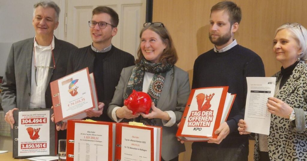 KPÖ politicians donate 300,000 euros from their salaries