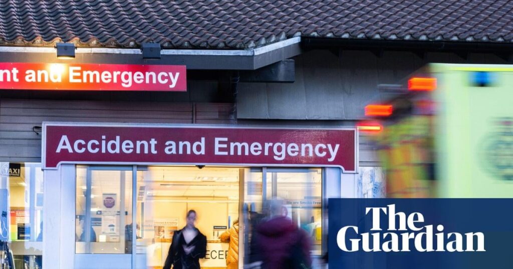 Huge rise in number of people in England’s A&Es for coughs or hiccups