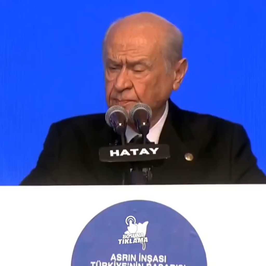 Devlet Bahçeli: "Praise be to God; there is neither Suleiman nor Sinan in the Turkish nation. Today's Suleiman is President Erdoğan; Architect Sinan is Minister Murat Kurum."