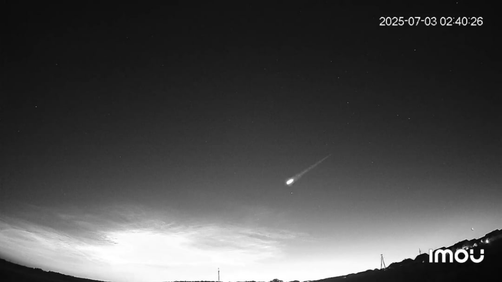 Meteory z roju Perseid, Leonid i Orionid 2025