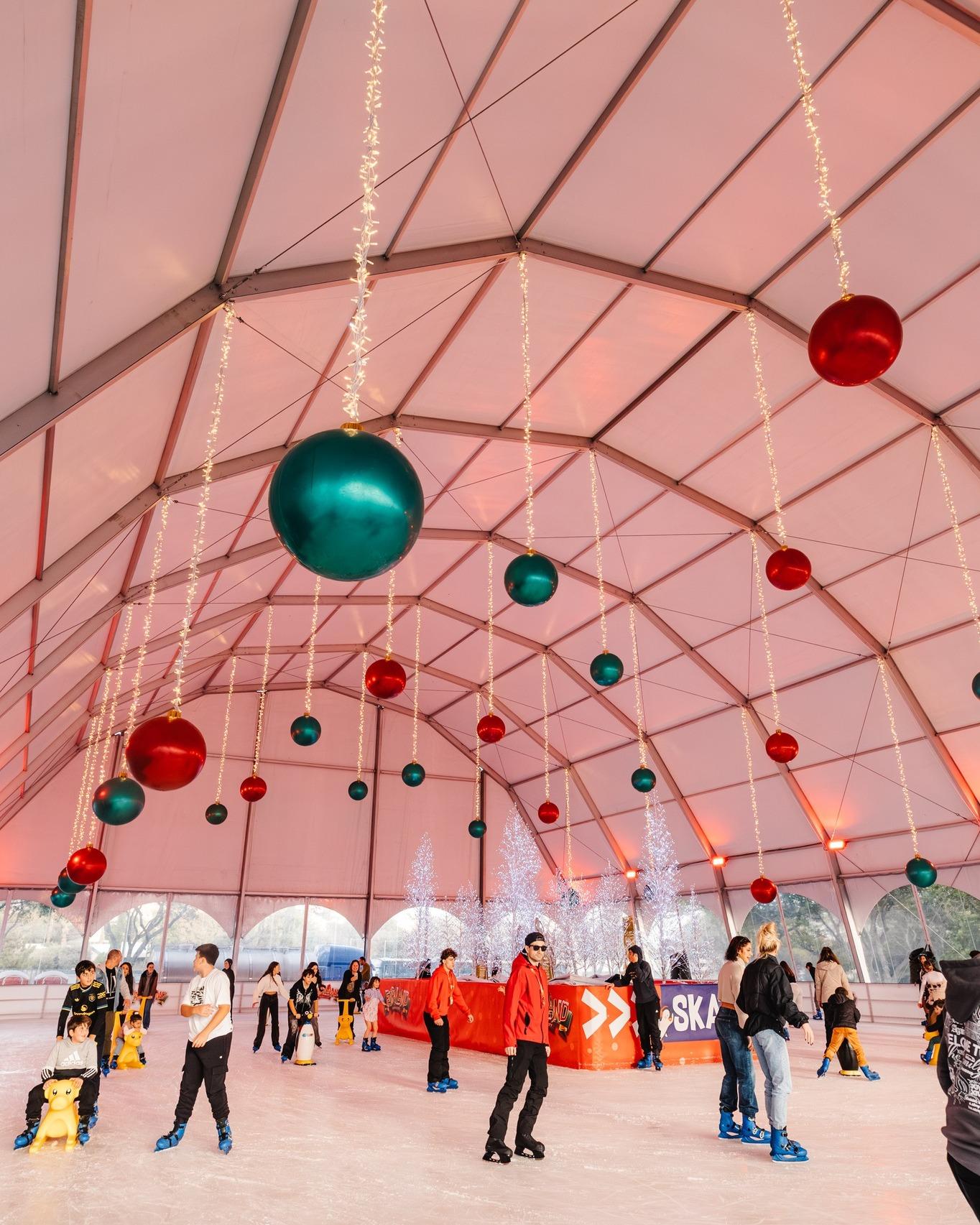 The ice skating rink at Fairyland Malta. Photo: Facebook/Fairyland Malta