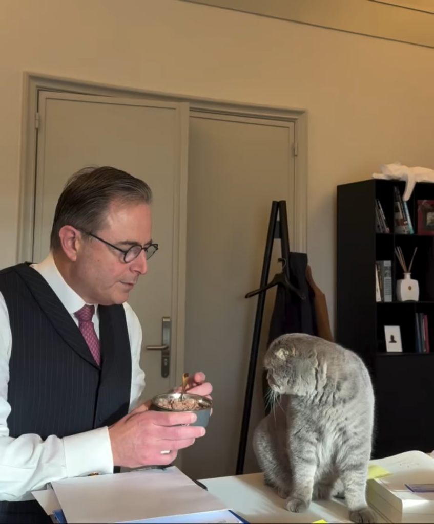 Victory meal after defending our country at the EU