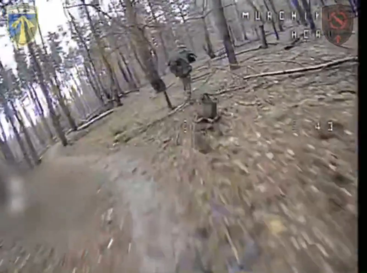 Ukrainian fiber-optic FPV drones hit Russian soldiers in the Vovchansk direction. UAS Battalion "Falcons", 57th Motorized Brigade. 02.12.2025