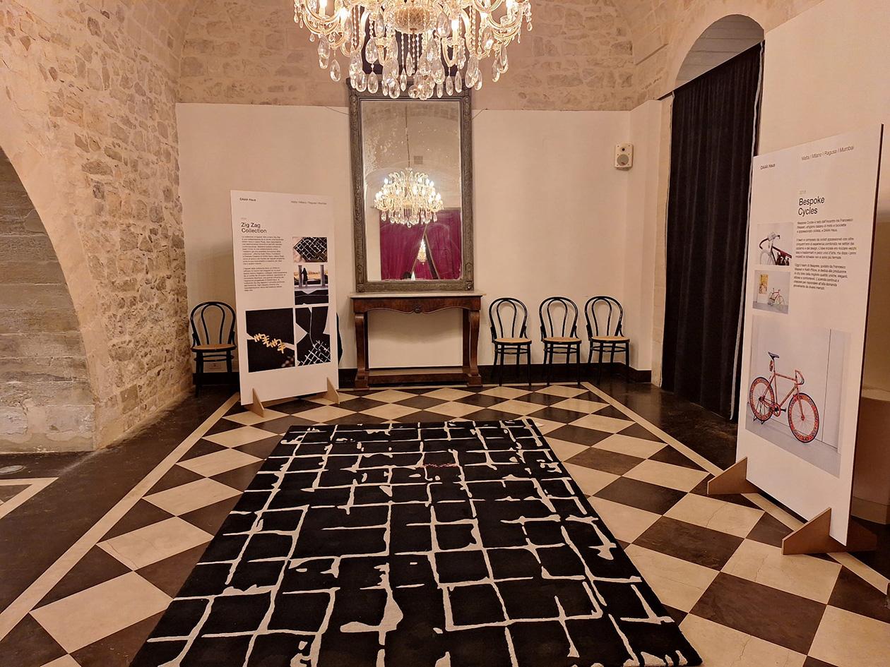 The Zig Zag carpet collection. Photo: DAAA Haus