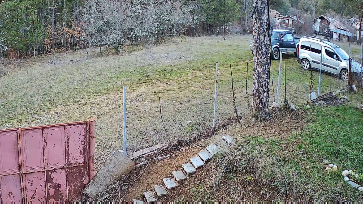 Hunters in a truck came by our house, shot a neighbor's dog and left (CCTV of the car leaving)