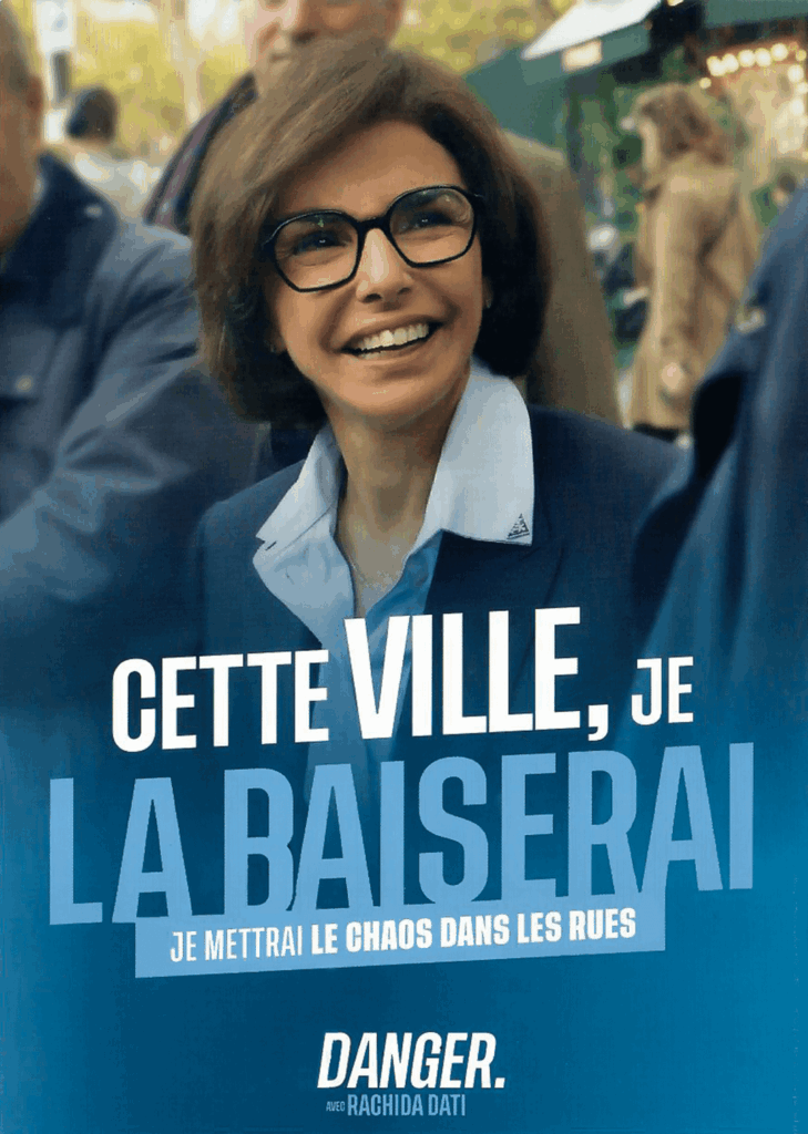 I received a leaflet for Dati and I couldn't resist (photoshop)