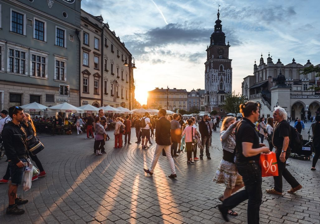 Poland streetscape