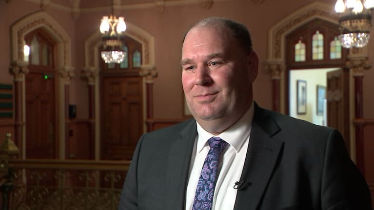 Agriculture Minister Andrew Hoggard.