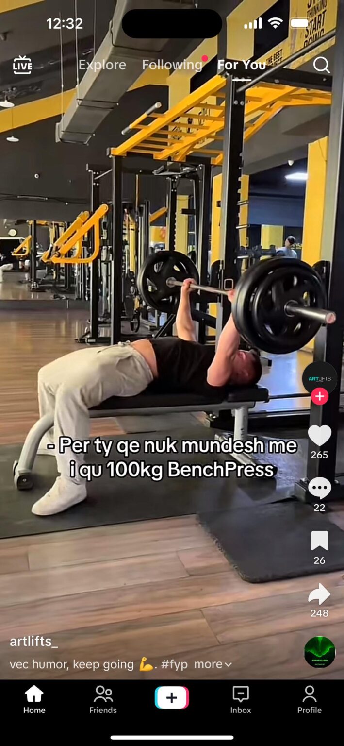 Gym influencers