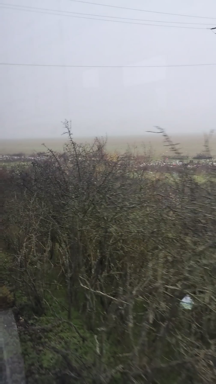 The trains run slowly so you can admire the scenery