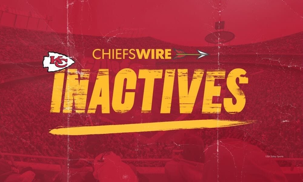 Chiefs vs. Titans: K.C., Tennessee announce inactives for Week 16 Download app from appStore