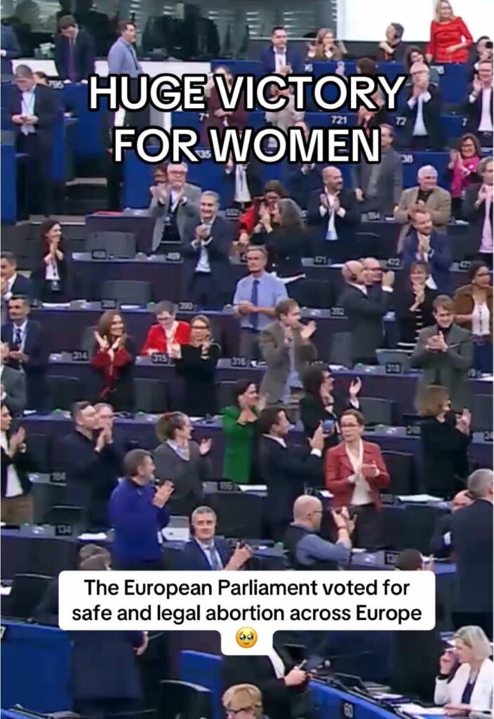 Huge victory for women today