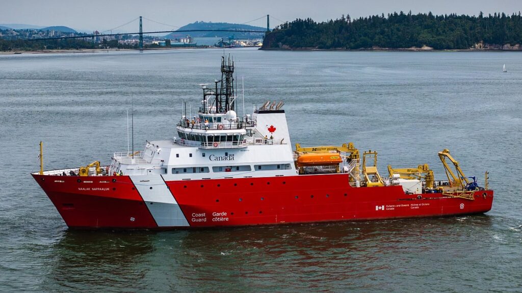 Naalak Nappaaluk – Canadian Coast Guard's new offshore science vessel