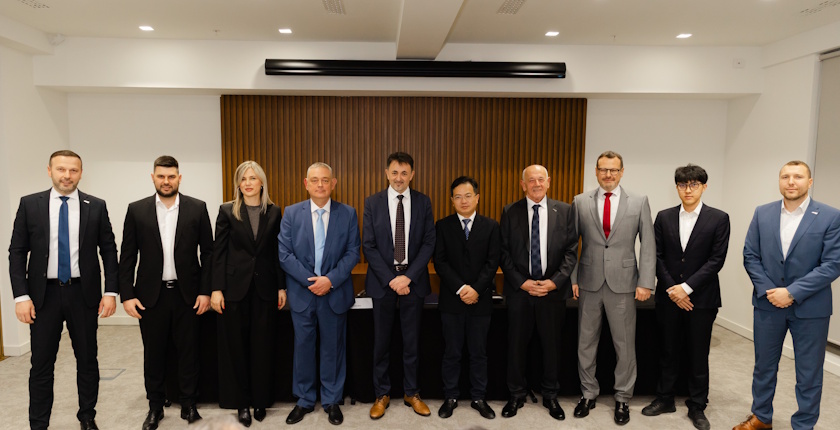 bih serbia elnos Sinohydro powerchina vetrozelena wind farm contract