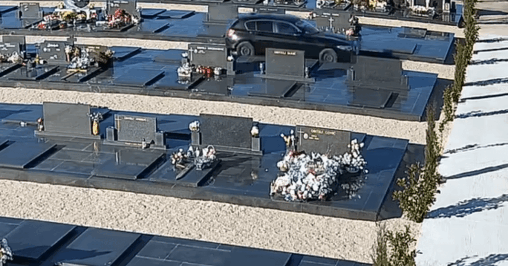 VIDEO Driving around the cemetery in Šibenik: "We used to see all kinds of things, but this yesterday is beyond belief"
