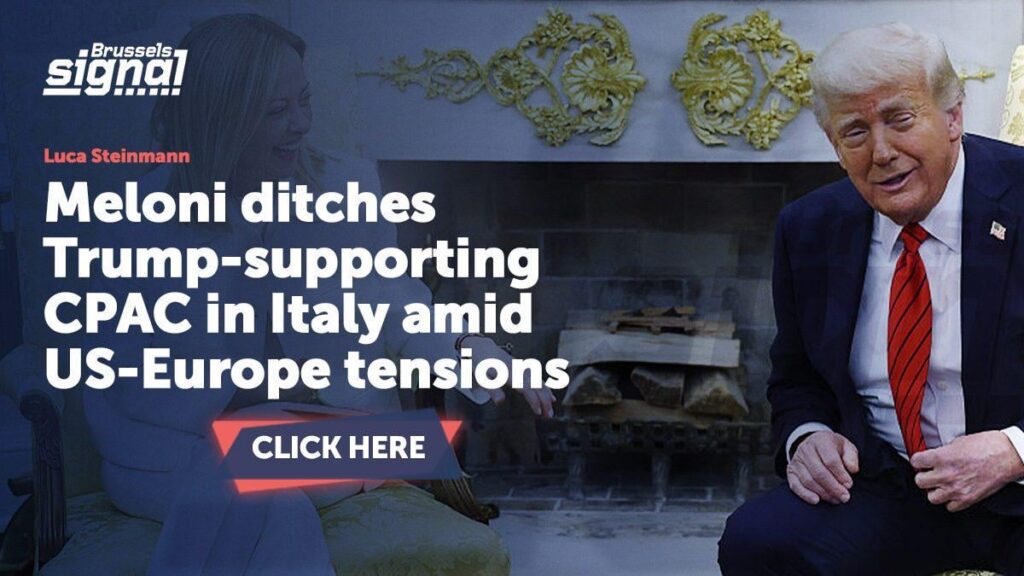 Brothers of Italy does not want CPAC (the meeting of American and world political conservatives) to be held in Italy in 2026, the US organizers wanted to hold it in Italy