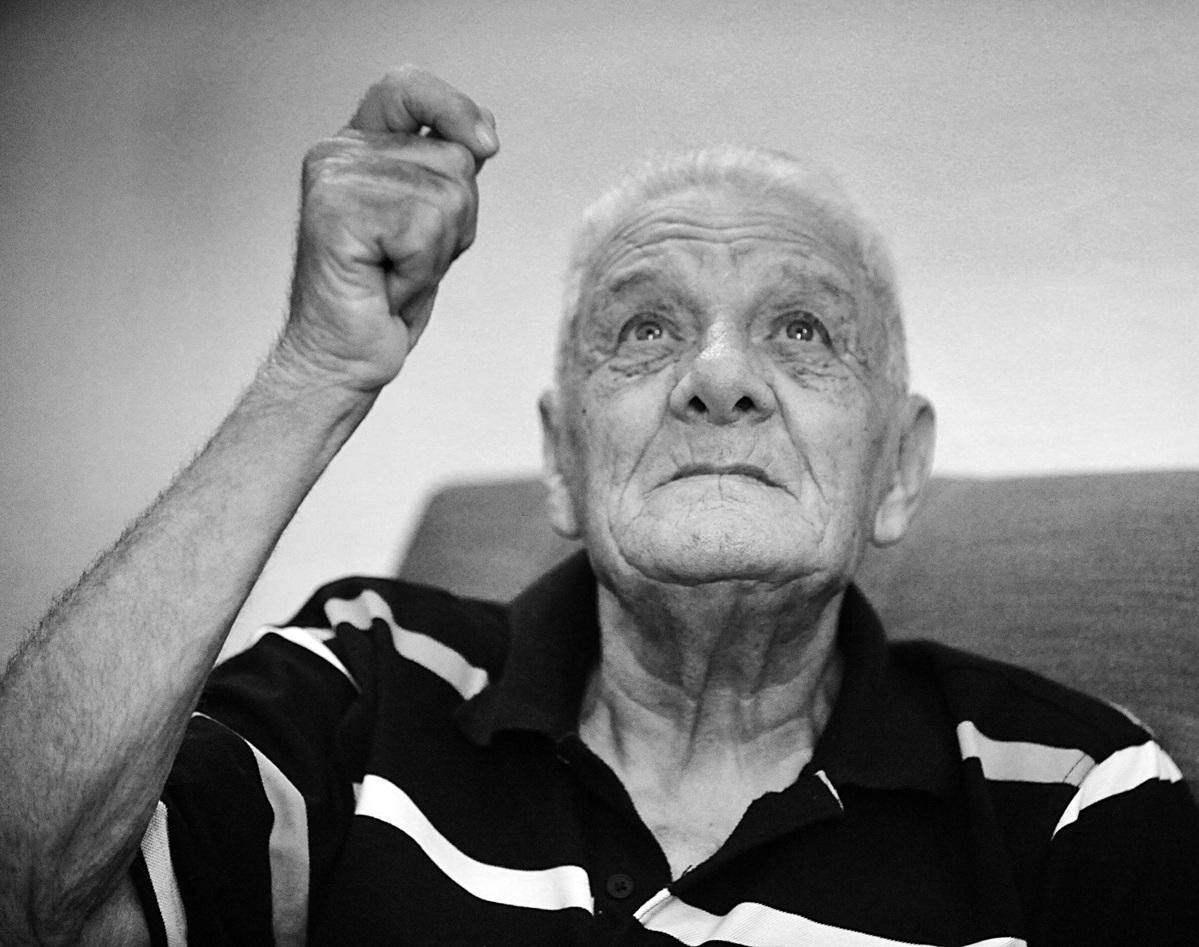 Frank Attard looks skyward in 2010.